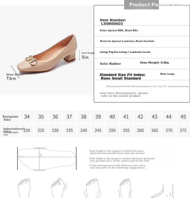 Laird Spring/Summer 2026 New Fashion Elegant Buckle Commuter Women's Flats 5M50603 Black BKL 37 8