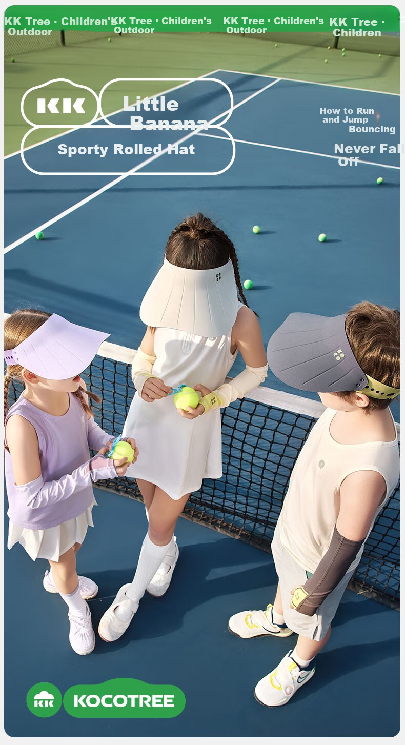 Kocotree KK Tree Kids Sun Protection Hat 360° Soft Brim UV Protection Cap for Boys and Girls Sports 5