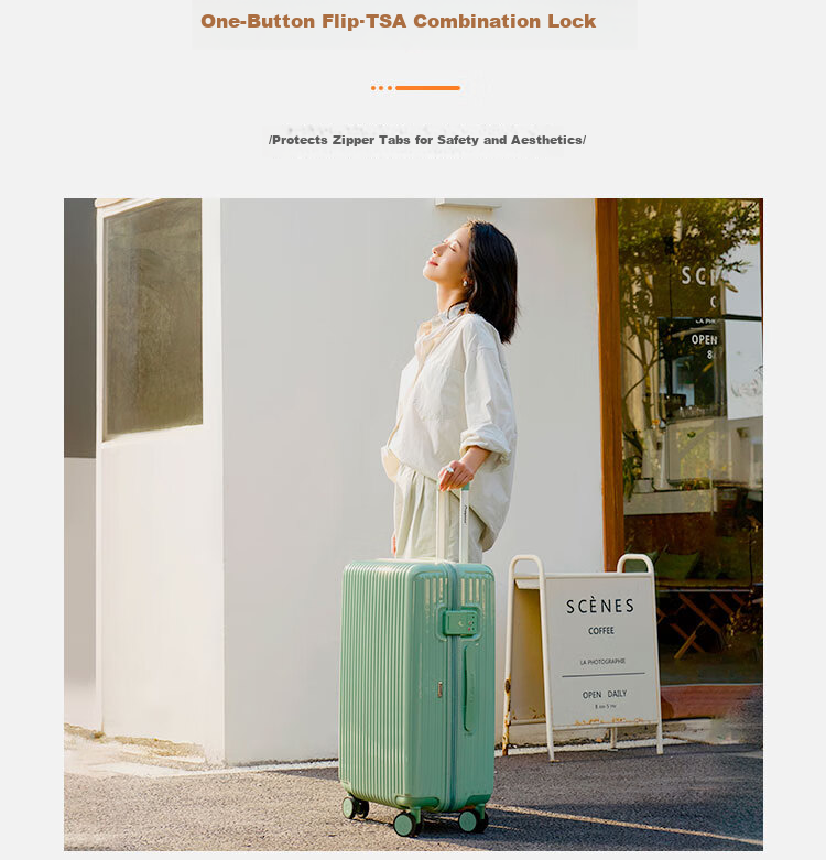 Diplomat Large Capacity Travel Luggage Women's Trolley Suitcase TC-928 Energetic Orange 28 Inch 7