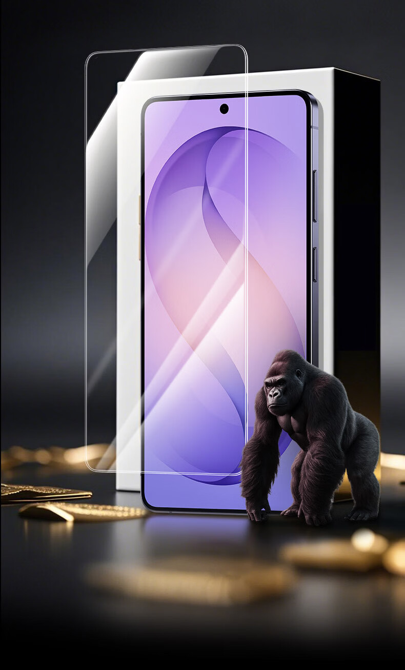 ESR ESR [3 Pieces] Tempered Glass Screen Protector for Samsung S25 Ultra, Galaxy S25 Ultra Phone Film, Anti-Fingerprint, HD Clear, Full Coverage Front Protective Film 3