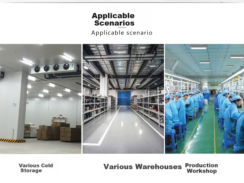 Hanyiwei LED Tri-proof Light Cold Storage Lamp HYW-FC1 Waterproof Moisture-proof Fog-proof Round Lighting Explosion-proof Cover Warehouse Cold Storage Special Lighting 10