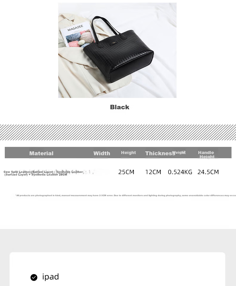 Millies Women's Large Capacity Leather Tote Bag Luxury Handbag Shoulder Bag Birthday Women's Day Gift 2