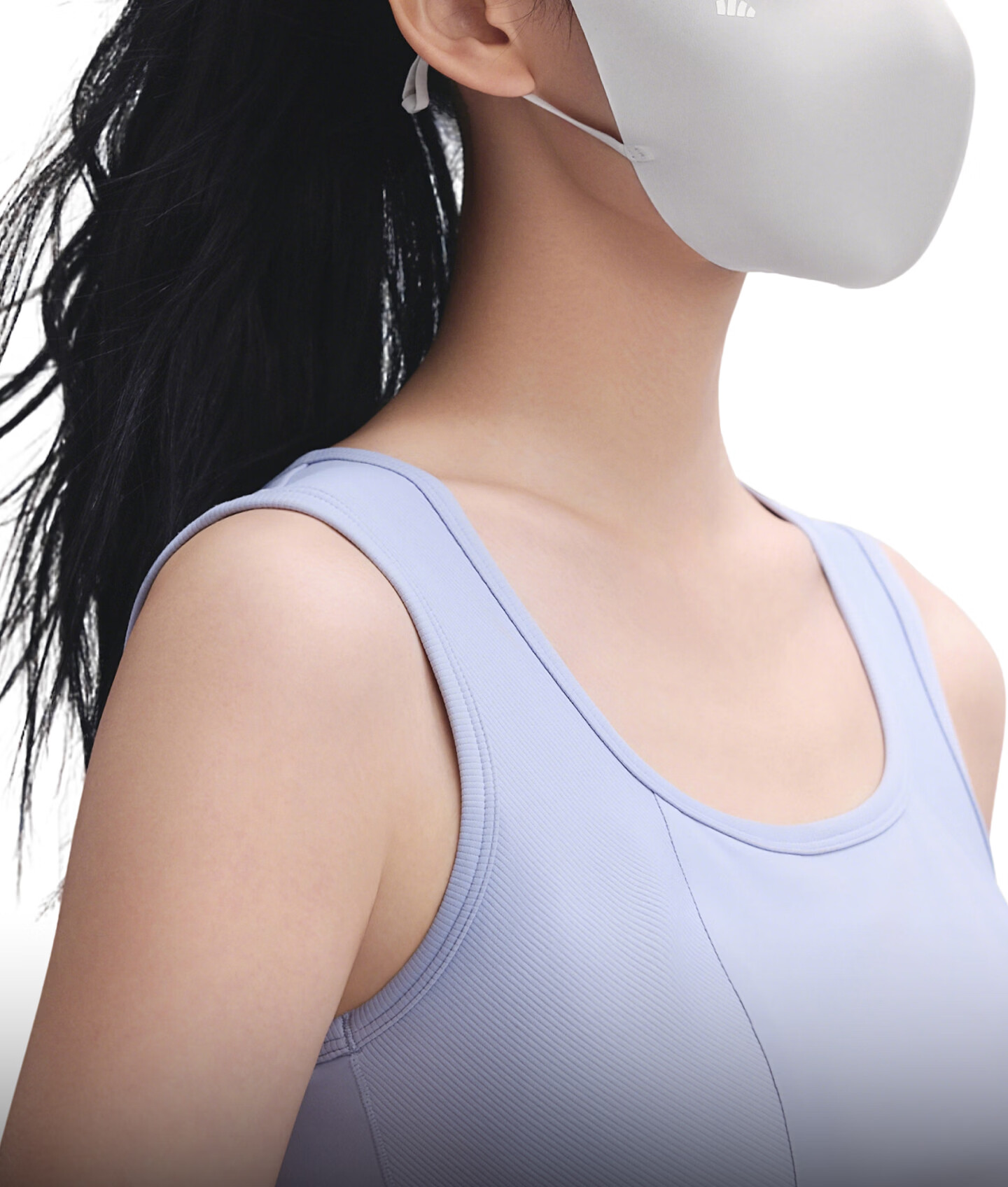 Beneunder Sunscreen Face Mask for Women UV Protection High-Value Lightweight Cooling Face Covering Black 11