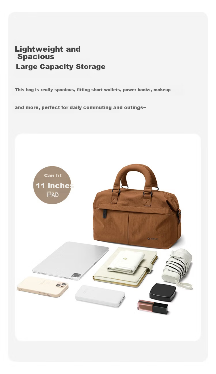 GOLF Women's Crossbody Bag Fashion Canvas Shoulder Bag Lightweight Expandable Handbag Women's Day Gift 12