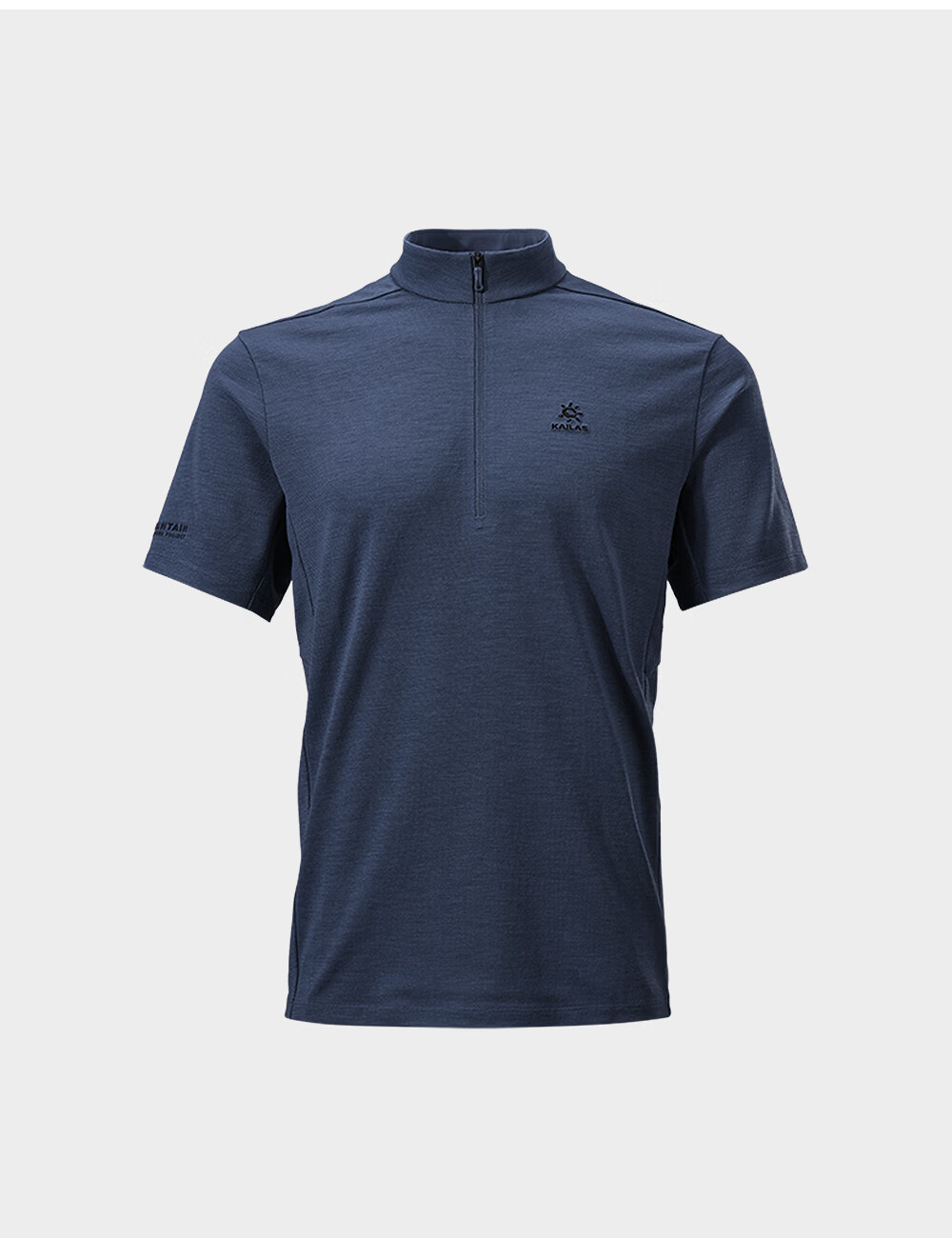 KAILAS XM2 Women's Wool Half-Zip Short Sleeve T-Shirt Spring Summer Outdoor Hiking Breathable Lightweight Short Sleeve 4
