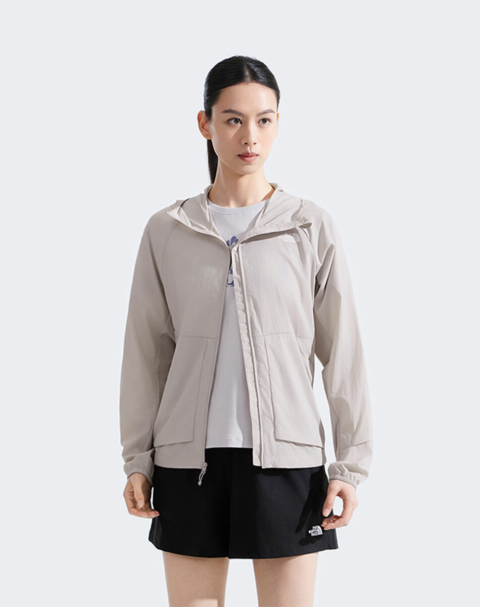 The North Face Women's Lightweight Water-Repellent Sun Protection Jacket Outdoor Spring Summer New 8BWD Moon Shadow Gray/1OA M 1