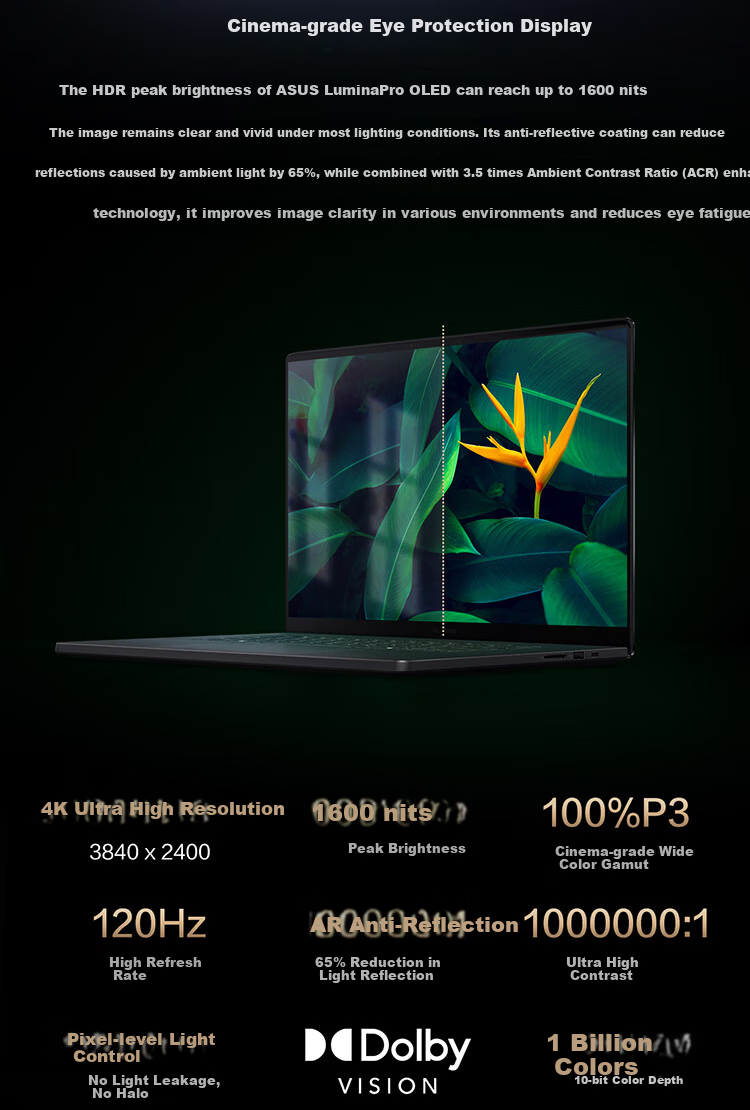 ASUS ProArt Creator 16 AI All-in-One Laptop Ryzen AI 9 HX370 RTX 5060 32GB 2TB 2.8K 120Hz Touch OLED 7