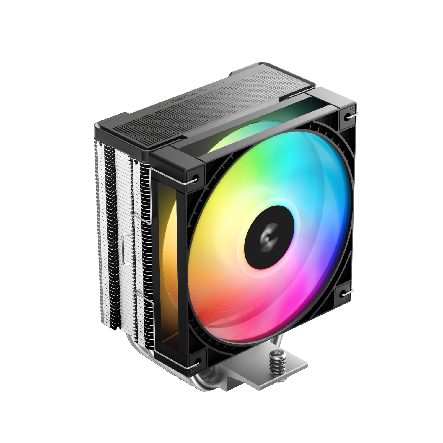 DEEPCOOL Xuanbing 400 ARGB Black CPU Air Cooler / Upgraded Tower Design / ARGB Fans / Heat Pipes Offset to Clear RAM / Multi-Platform Support