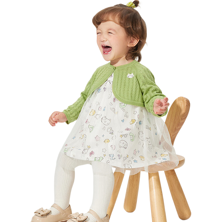 Balabala Kids Baby Girls Dress Two-Piece Set 2025 New Arrival [Mall Edition] 200125111005