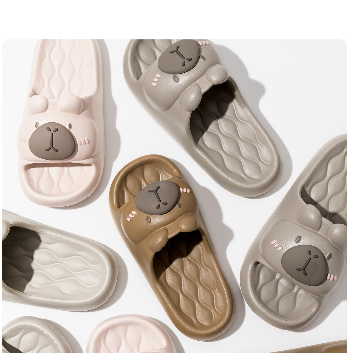 Lidani Men's Slippers 2026 Summer New Home EVA Soft Cute Couple Casual Sandals 11