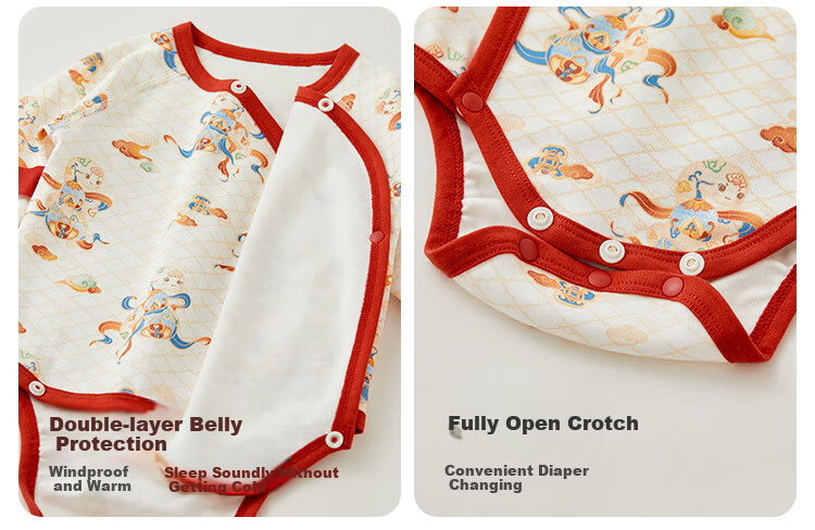 Wismorni Snake Year Newborn Baby Romper Spring Autumn Full Moon Baby Jumpsuit First Birthday Hundred Days Outfit 13