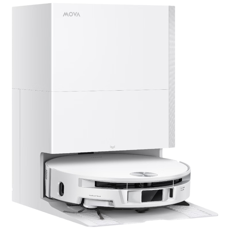Mova P70S Water-Activated Drum Sweeping Robot Vacuum Mop Washer Dryer Self-Cleaning Floor Washing Robot Hot Water Mop Tank Version P70S