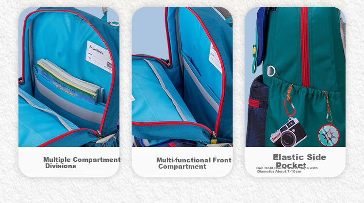 MoonRock Elementary School Backpack for Grades 3-5, Lightweight Spine Protection, Large Capacity, Galaxy Unicorn Design 7
