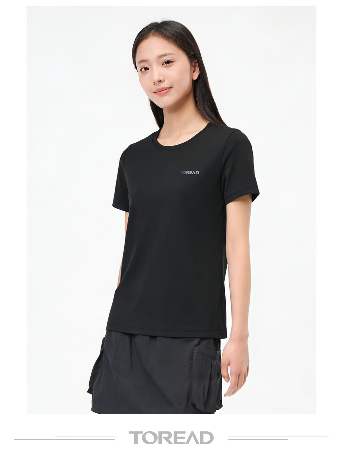 TOREAD Quick-Dry T-Shirt 26 Spring Summer New Couple Breathable Short Sleeve Sun Protection Round Neck Stretch Sports Top TAJJBO82716 22