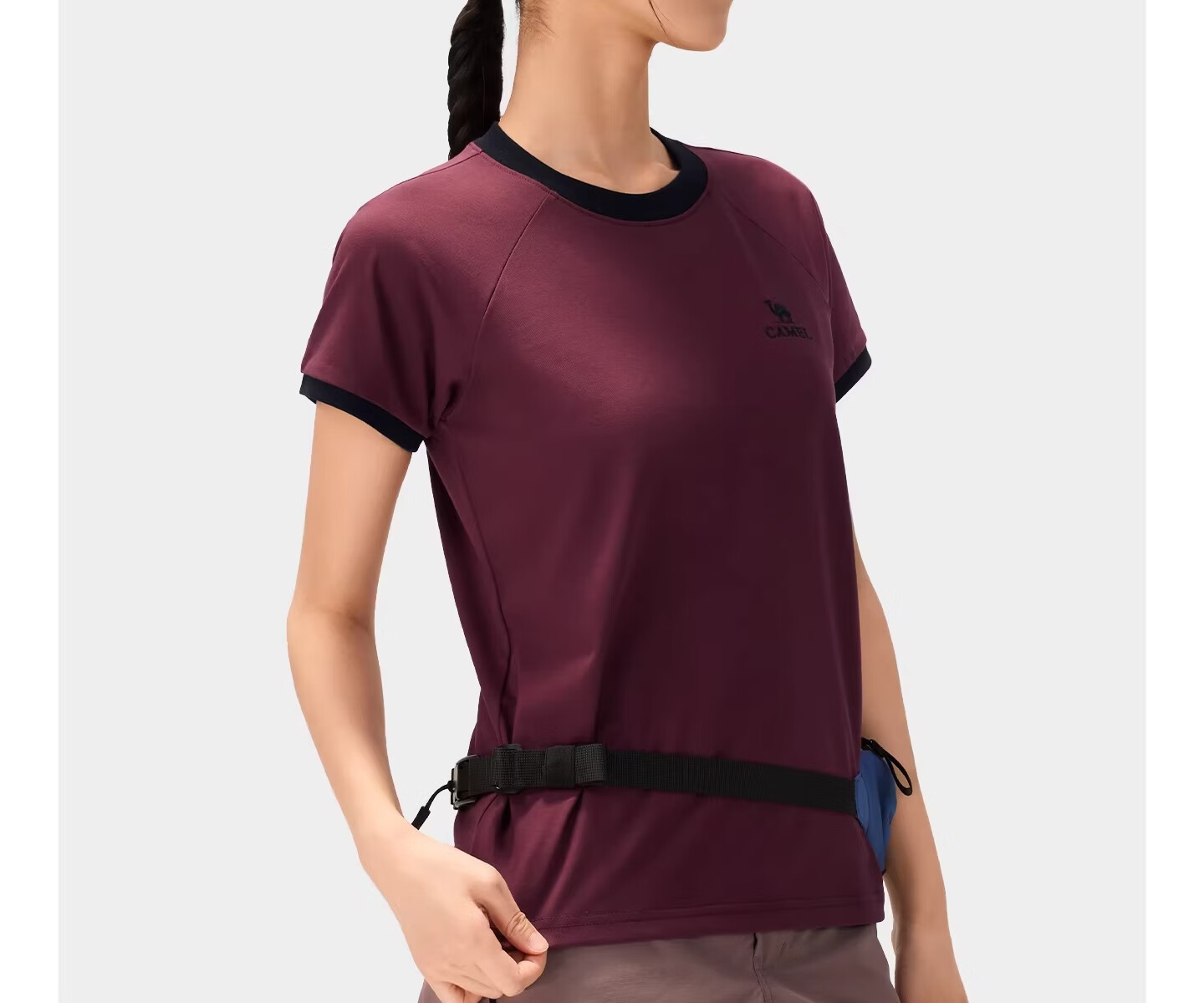 CAMEL Outdoor Quick-Dry Short Sleeve Unisex 2026 Spring Summer Breathable Sports Loose Fit Crew Neck Casual T-Shirt 9001 40