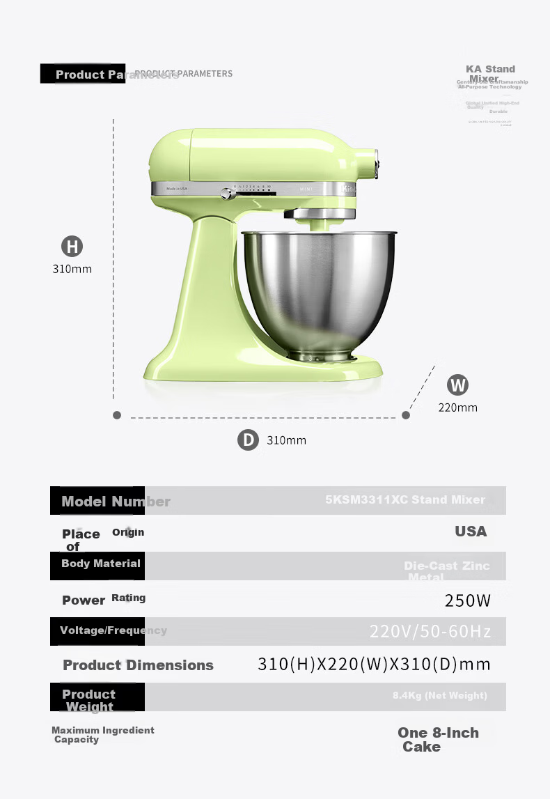 KitchenAid 3.5QT Artisan Mini Stand Mixer Matte Black 5KSM3311XCBM 4