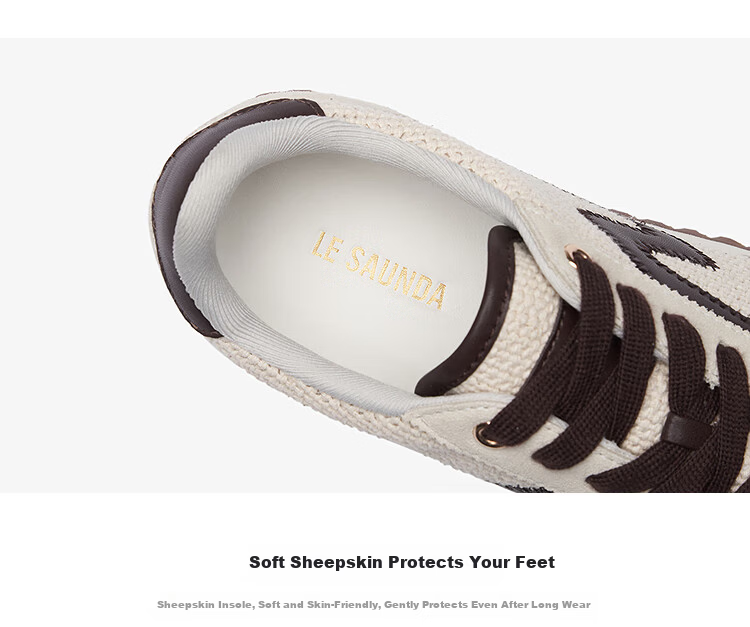 Le saunda Versatile Patchwork Casual Sports Agan Training Women's Shoes 6T27701 Misty White BKU 40 6
