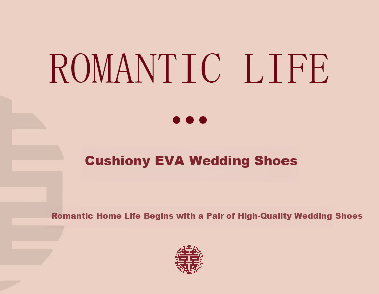 YUZHAOLIN Wedding Slippers Festive Red Luxury Bridal Couple Wedding Slippers YG518 Women Size 38-39 3