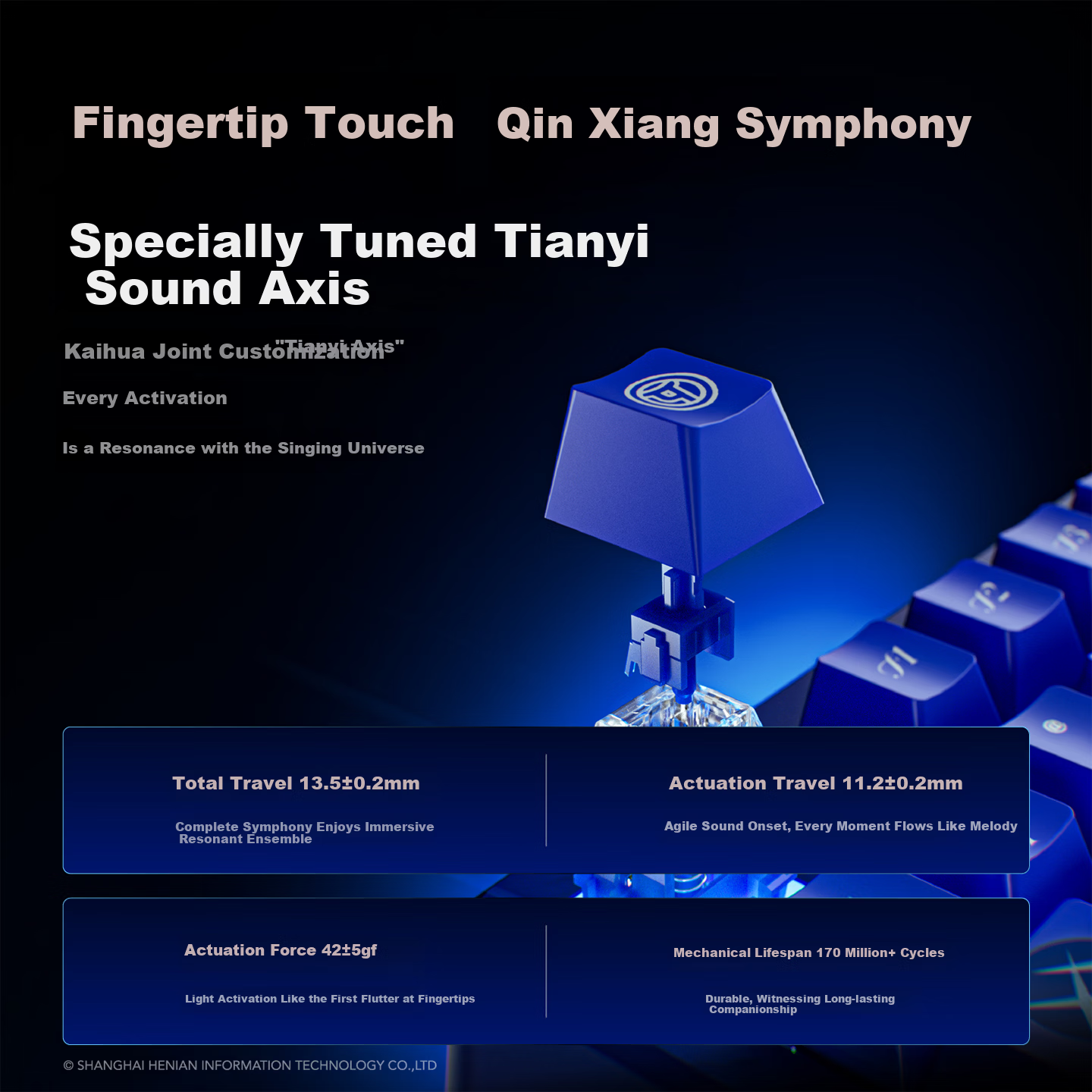 EWEADN X87 Luo Tianyi Galaxy Universe Collaboration Wireless Custom Mechanical Keyboard Three-Mode Connection Gaming Gasket Structure 87-Key Desktop Laptop Peripheral Commemorative Edition