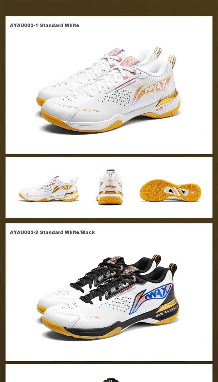 LI-NING Badminton Shoes Blade Max City Edition Master Tournament Color Professional Training Sports Shoes Size 36 19