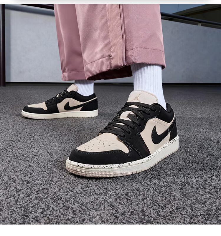 Nike Women's Casual Shoes Jordan AJ1 JORDAN 1 Sneakers DC0774-003 Black Pink Size 36.5 2
