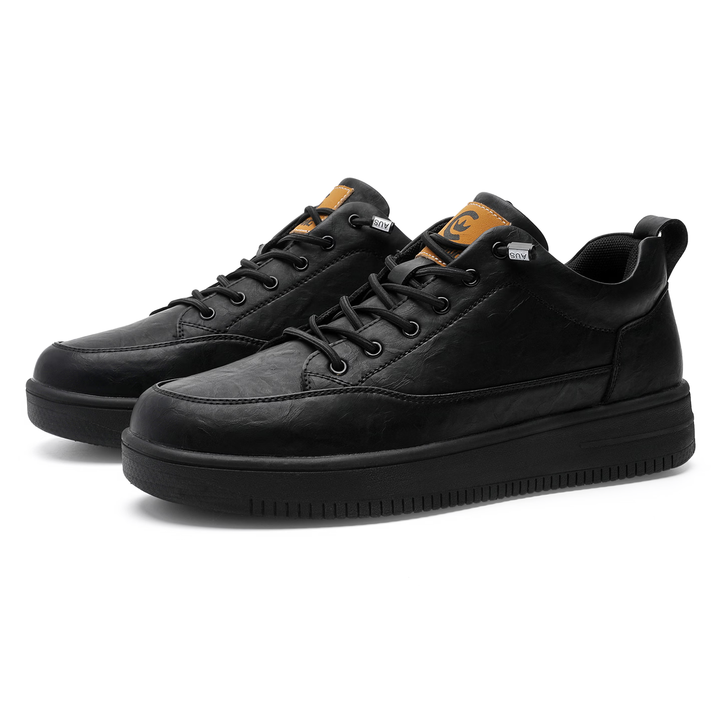 ChuWang Non-Slip Waterproof Oil-Resistant Chef Shoes Kitchen Work Casual Sneakers Men C1 Leather 39