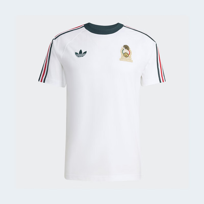 Adidas Men's FMF OG Tee Mexico National Football Casual Slim Fit Short Sleeve Crew Neck T-Shirt JZ6483 S 5