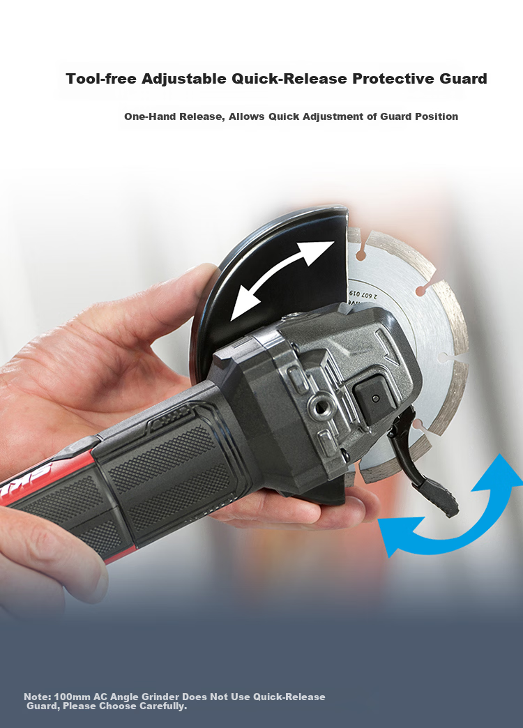 SKIL 100mm Angle Grinder 9132 Cutting Machine 850W Multifunctional Electric Cutter Grinder Polisher 5