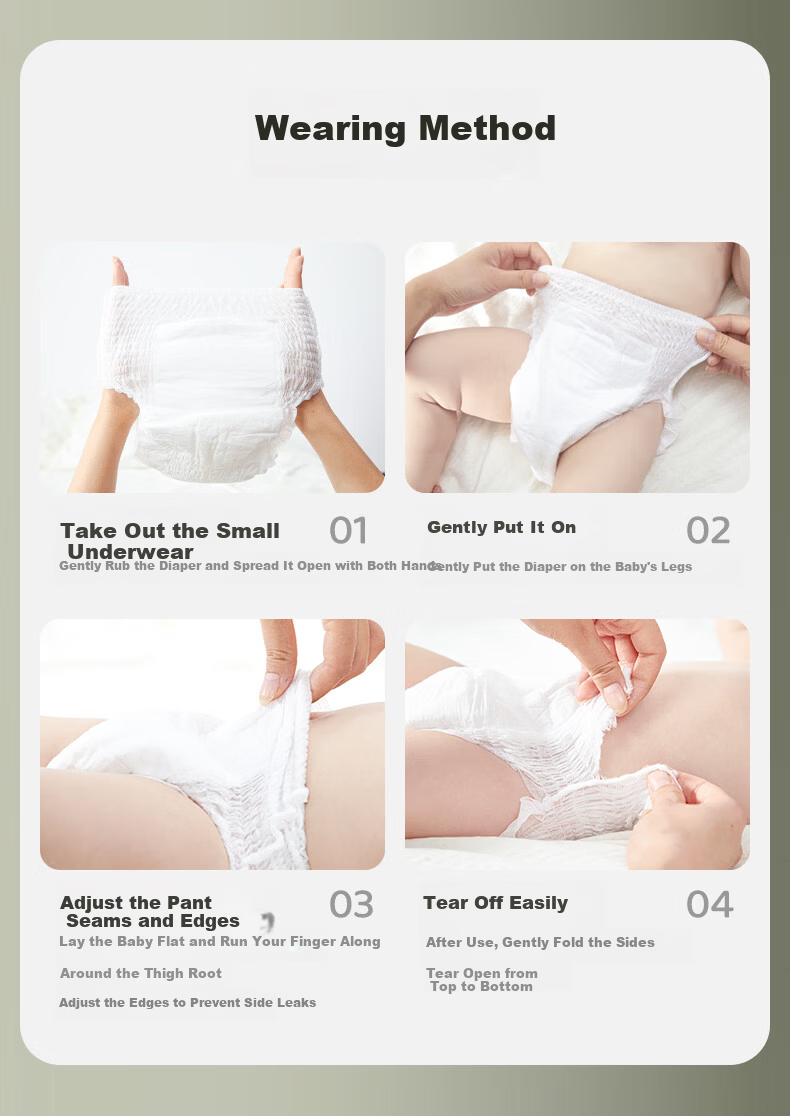 BOBDOG White Camellia Trial Pack L4 Diapers (8.5-11.5kg) Baby Newborn Lightweight Breathable Diapers 8