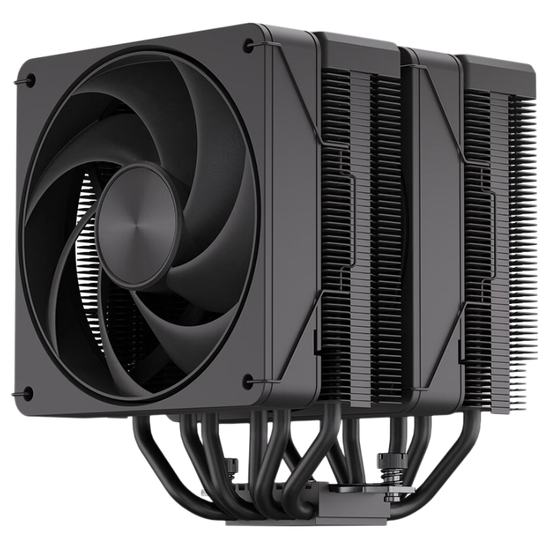 Silverstone FM620Pro Black 6-Heatpipe Dual Tower Air CPU Cooler (High Thermal Conductivity/Reflow Soldering/Multi-Platform/Six Heatpipes)
