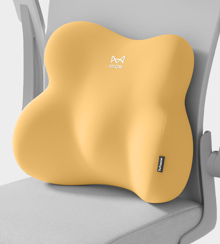 MiiOW Office Lumbar Support Cushion Seat Backrest Pillow Chair Headrest Waist Protection Cushion for Long Sitting and Nap 5