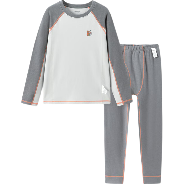 Balabala Boys Thermal Underwear Set Autumn Winter Thickened Comfortable Long Johns Warm Ginger Heating Pajamas 208424169108