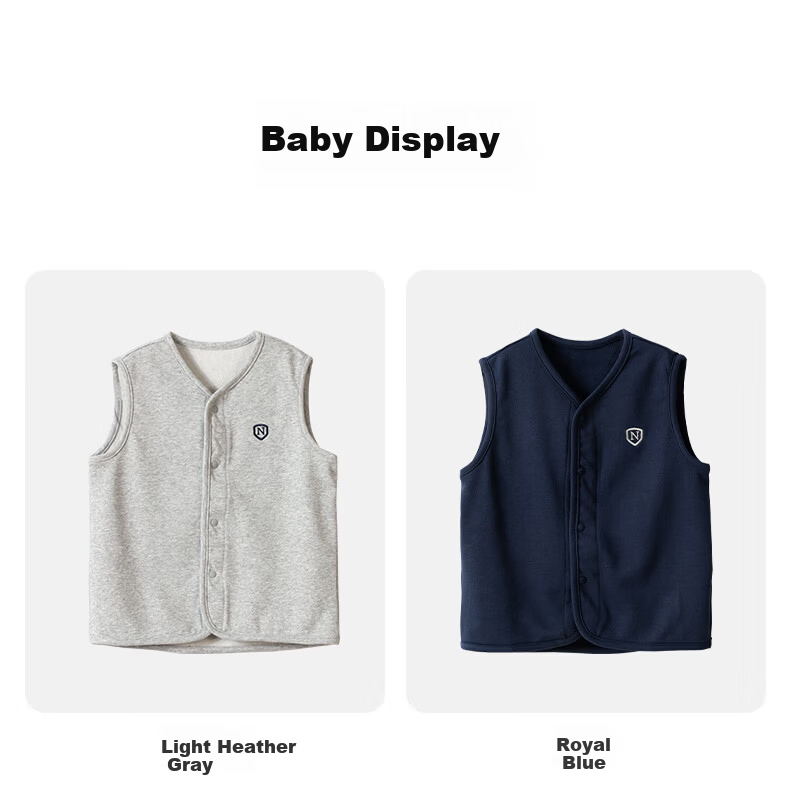 NUBIWU Children's British Style Spring And Autumn Vest, Baby Inner Wear Vest, Boys' Waistcoat, Academic Casual Sleeveless Jacket 19