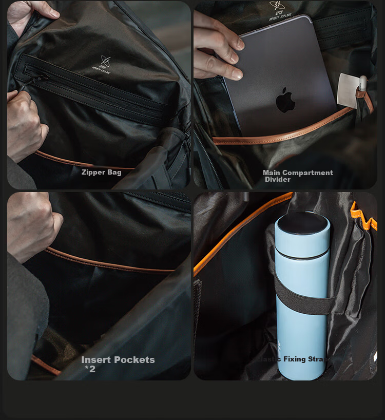 GYXX Lingyun 2 Men's Business Large Capacity Backpack Commuter Laptop Bag Lightweight Stylish 16