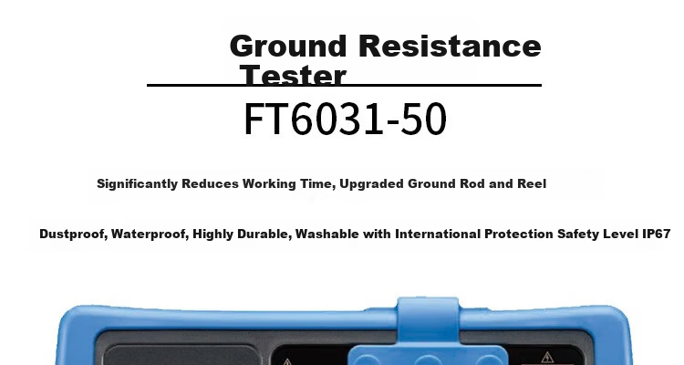 HIOKI FT6031-50 Earth Resistance Tester Ground Resistance Meter Megohmmeter 3-Year Warranty 1