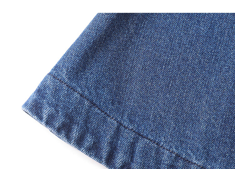 Demana Breathable Cloud Cotton Spring Elegant Fish Tail Irregular Split Denim A-Line Women's Skirt 12