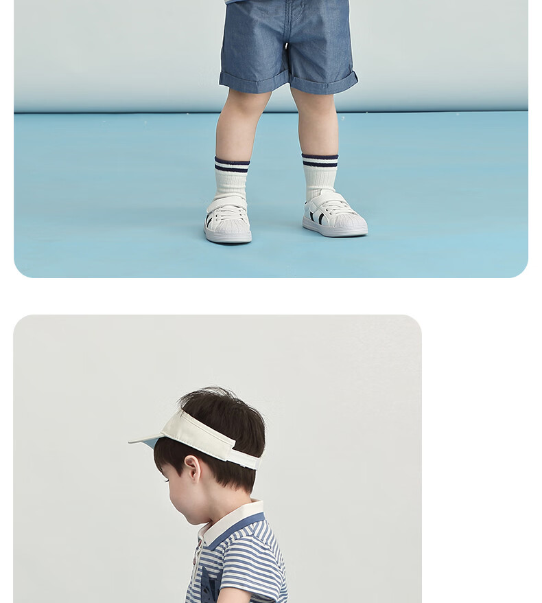 JELLYBABY 3D Polo Collar Summer Boys' Casual Set Lightweight Short Sleeve T-Shirt Loose Fit Comfortable 15