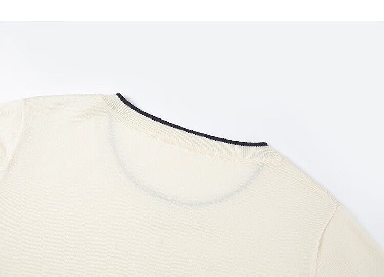 Demana Eco-friendly Lyocell Summer Pony Jacquard Color-block Slim Fit Short Sleeve Knit Top for Women 14