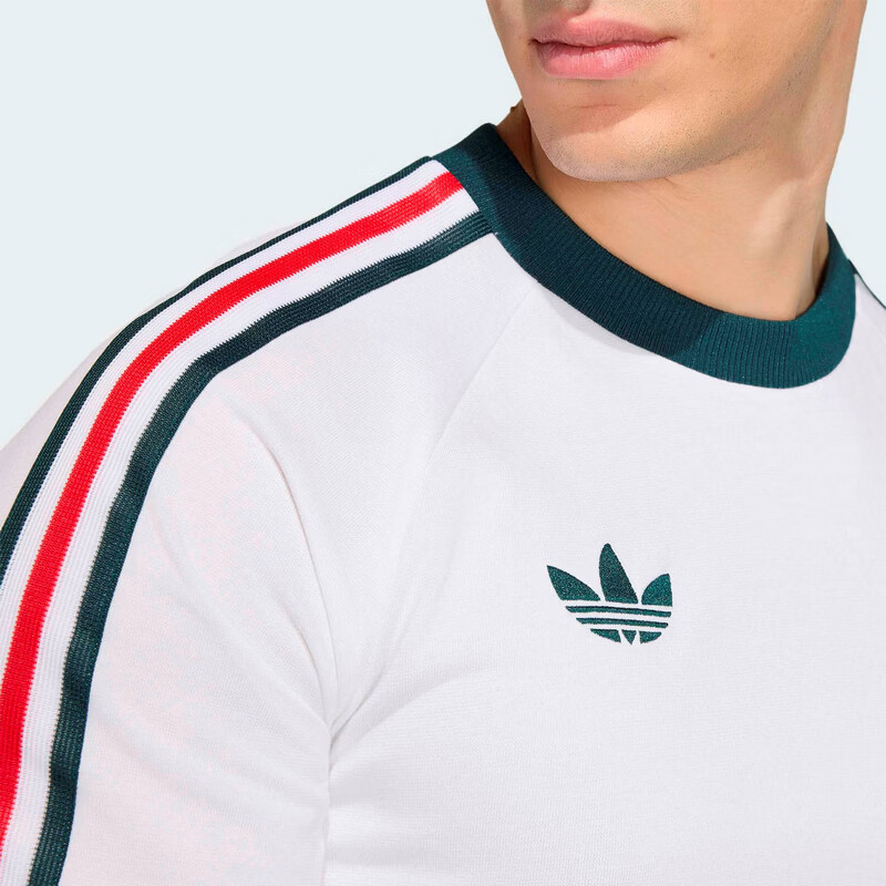 Adidas Men's FMF OG Tee Mexico National Football Casual Slim Fit Short Sleeve Crew Neck T-Shirt JZ6483 S 7
