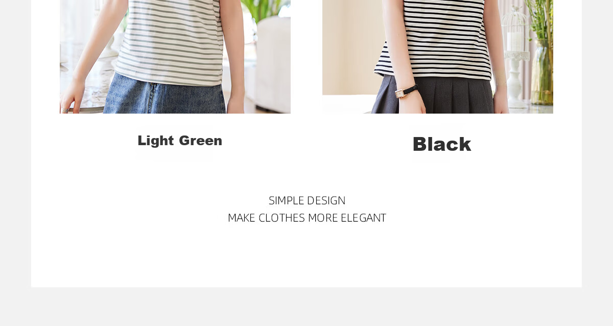 PinCai Women's Summer Short Sleeve V-Neck Polo Shirt Striped Letter Cherry Fashion Base Top P143T1550 5