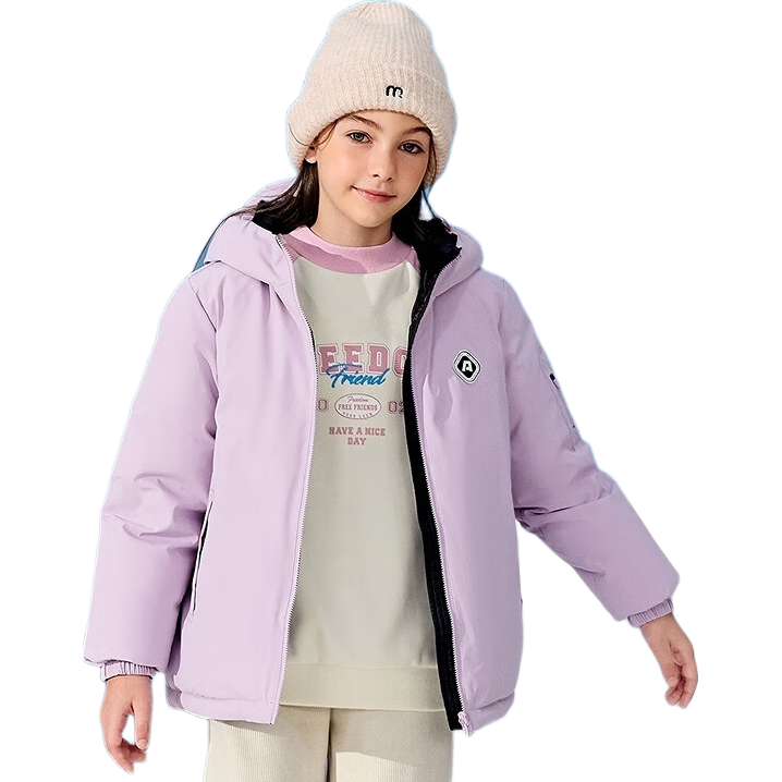 BALABALA Kids Down Jacket Unisex Outdoor 2025 New Winter Protective Warm Reversible 208425107217