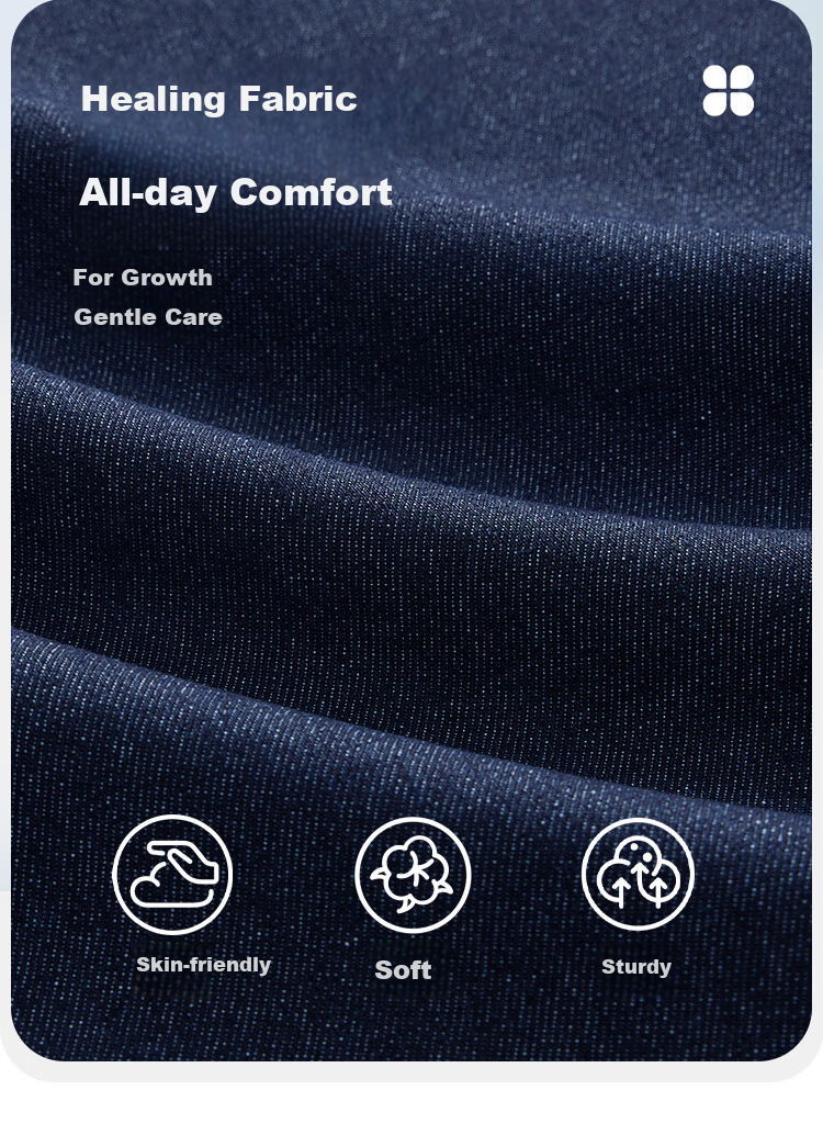 Disney Baby Boys' Denim Jeans Children's Pants Toddler Spring Casual Loose Comfortable Versatile Long Pants Light Blue 120 4