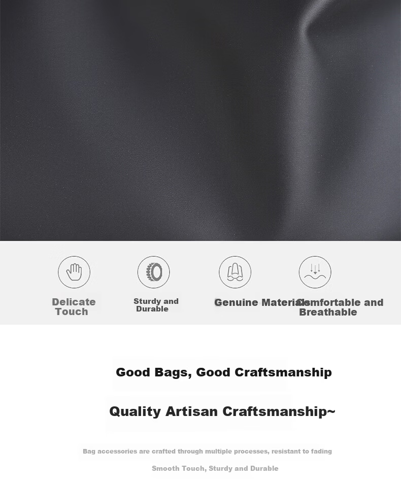 Viney Men's Crossbody Bag High-End Shoulder Bag Chest Bag Lightweight Luxury Travel Large Capacity Backpack Portable Phone Bag Commuter Waist Bag 6