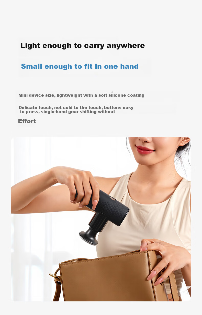 Yunkangbao Fascia Gun Muscle Massager Portable Mini Neck Fascia Gun Professional Sports Massage Device for Men and Women Full Body Massager Women's Day Gift 9