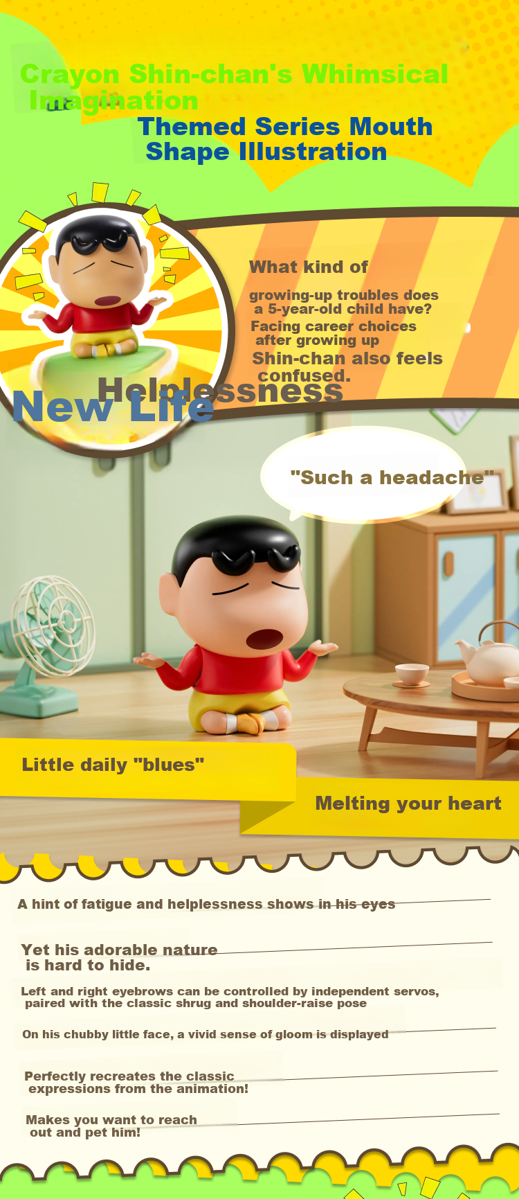Leson Mini Robot Crayon Shin-chan New Flower Road Children's Gift Desktop Ornament Companion Robot Smart Robot New Year Gift Smart Toy 6
