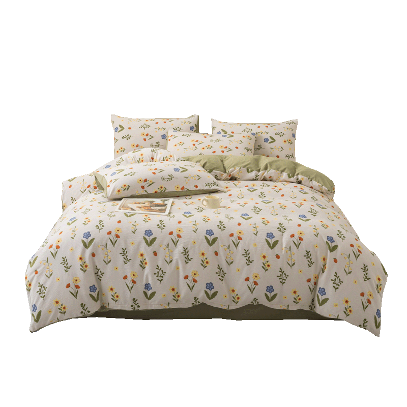 Hongdou Class A Double-Layer Gauze Duvet Cover Thickened Single Quilt Cover Four Seasons Quilt Case 2x2.3m Fun