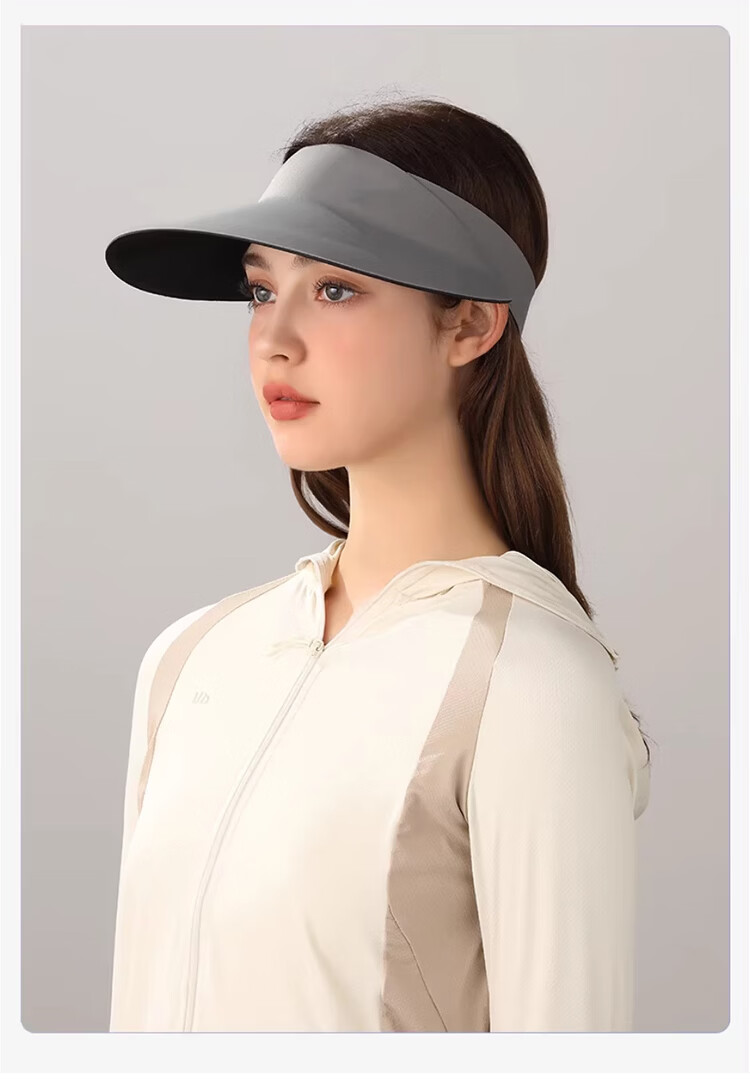 Dusenna UV Protection Sun Hat for Women and Men, Summer Outdoor Sports Breathable Topless Cap 5