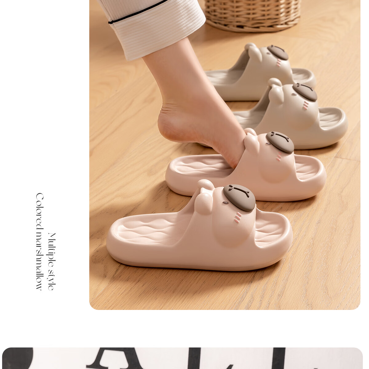 Lidani Men's Slippers 2026 Summer New Home EVA Soft Cute Couple Casual Sandals 15