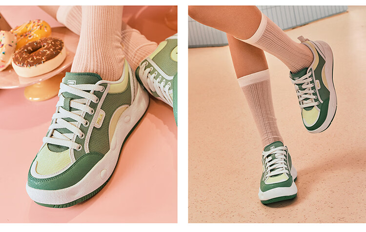 FILAFILA Official Women's COOKIES Retro Canvas Shoes Fashion Casual Sneakers 24