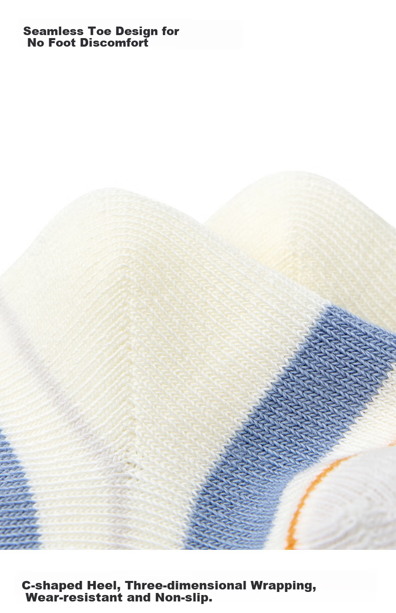 Barbie Baby Socks Boys Cotton Mid-Calf Socks 0-6 Months Newborn Seamless Long Socks Spring Autumn Winter 7